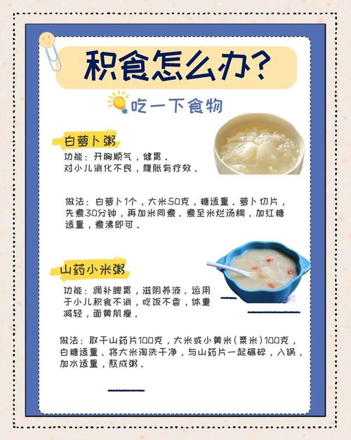 积食宝宝吃什么能助消化?