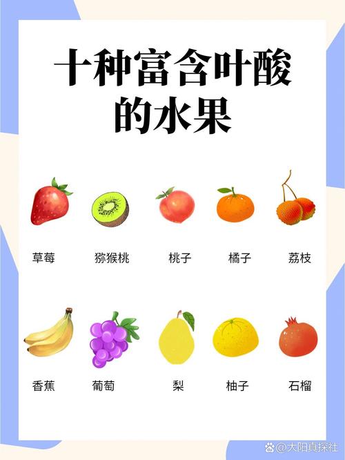 富含叶酸的食物水果有哪些?