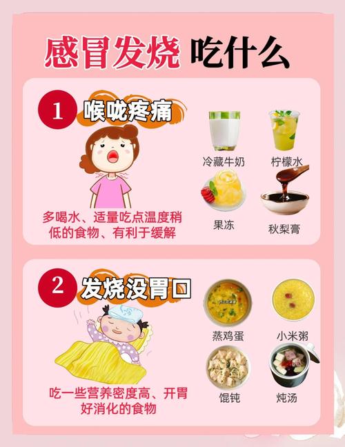 小孩感冒发烧后哪些食物不能吃?