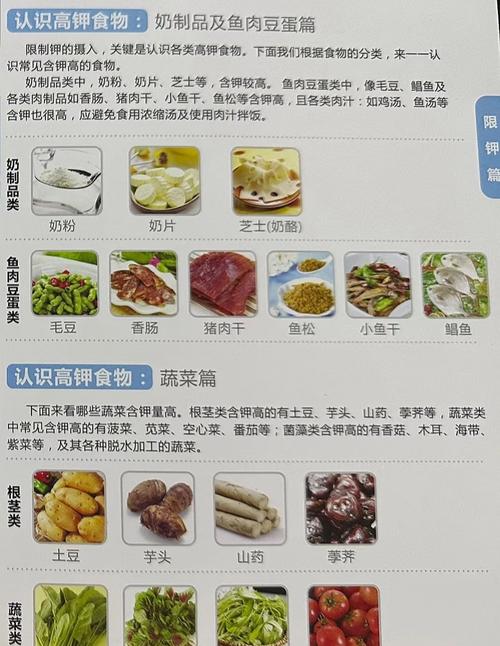 人体缺钾吃什么食物可以补充