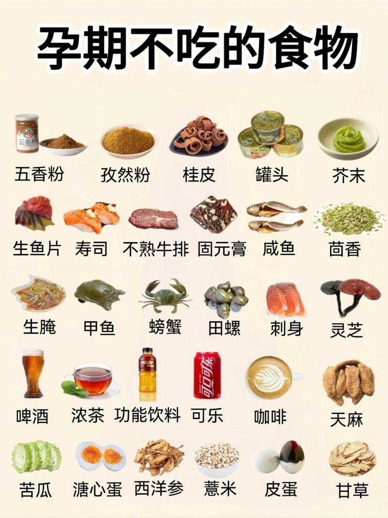 孕妇前三个月不能吃哪些食物
