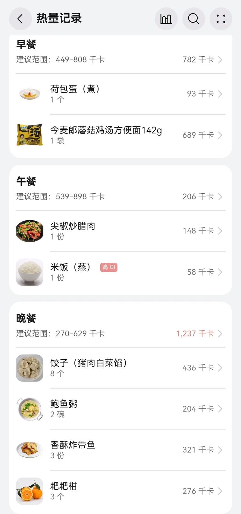 700千卡的食物具体有哪些?
