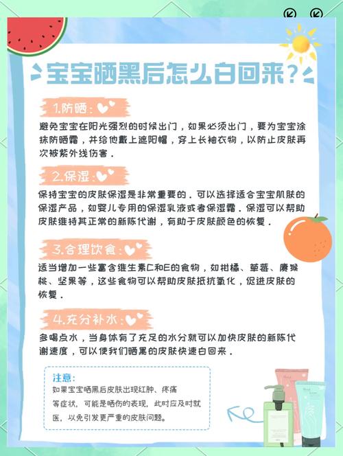 晒黑后快速修复,有什么科学方法?