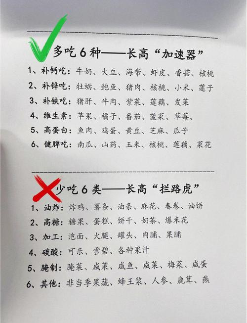 孩子长高,吃什么食物最有效?