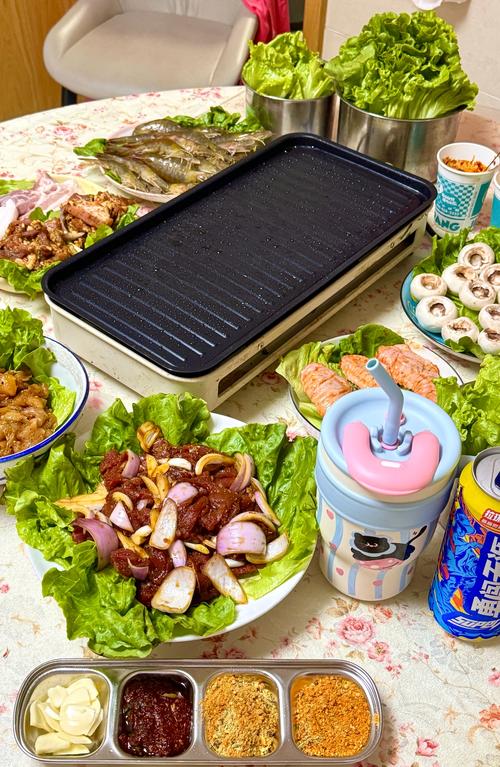 自己在家烧烤,该备哪些食物?
