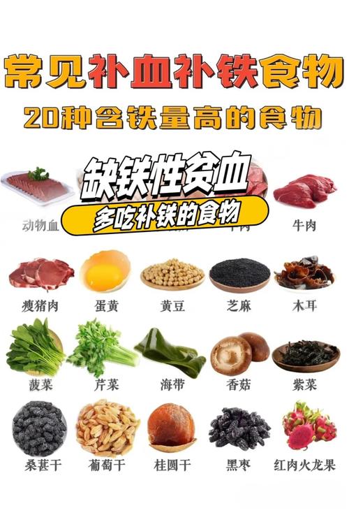 孕妇缺铁性贫血,吃什么食物能补?