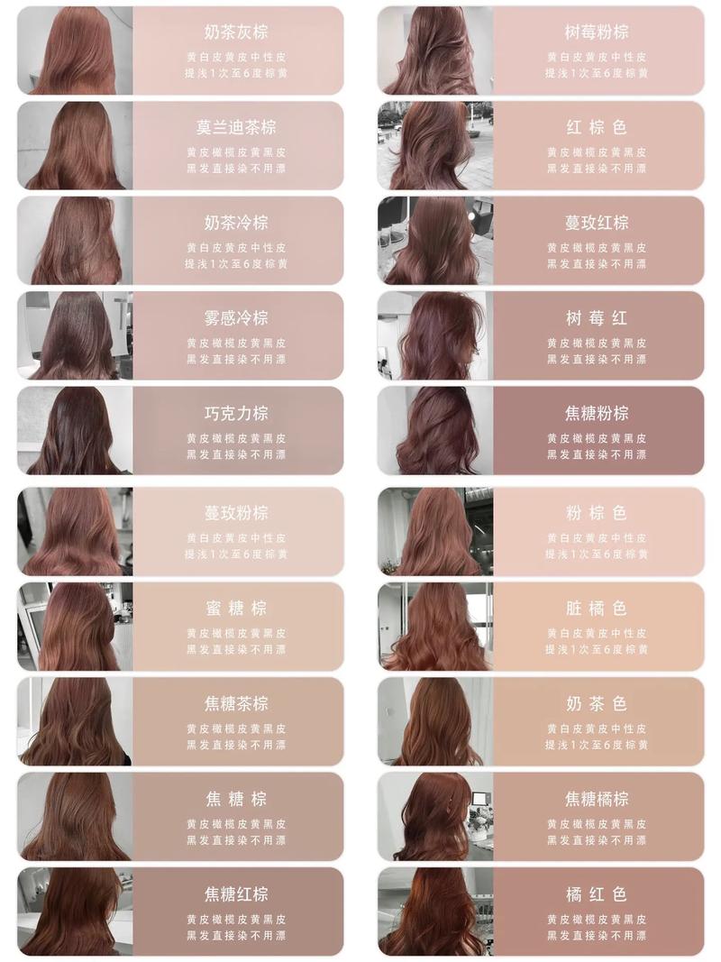 黄皮肤适合染什么发色显白显气质?