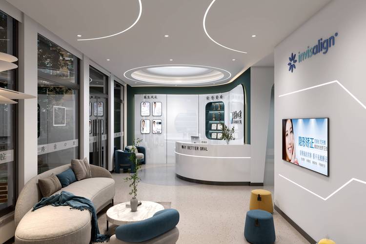 低端口腔诊所装修图片,为何也能显高级?