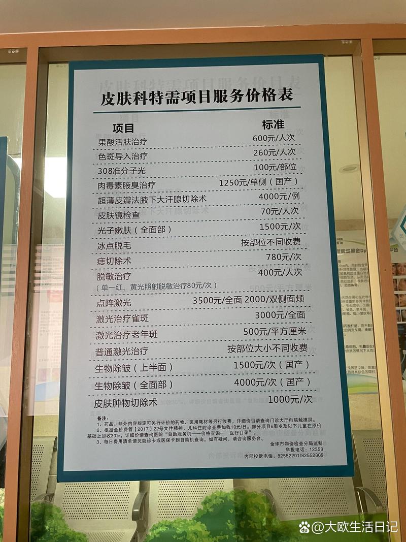 上海皮肤病治疗费用差异大吗?