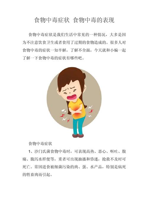 食物中毒多久会发作?