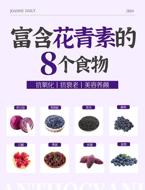 哪些食物富含花青素?