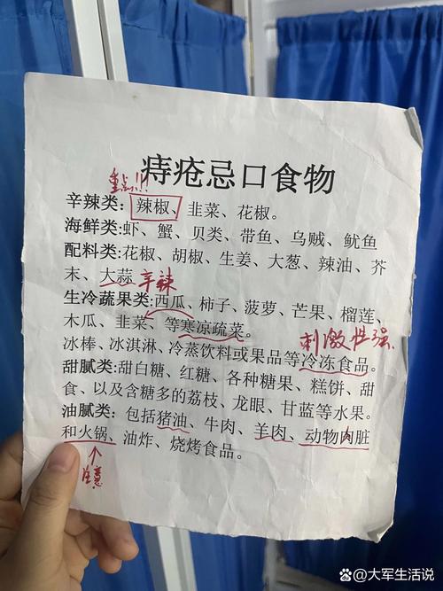 痔疮忌口哪些食物?