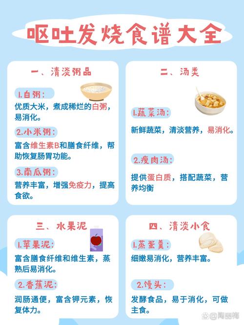 小孩感冒发烧吃什么食物