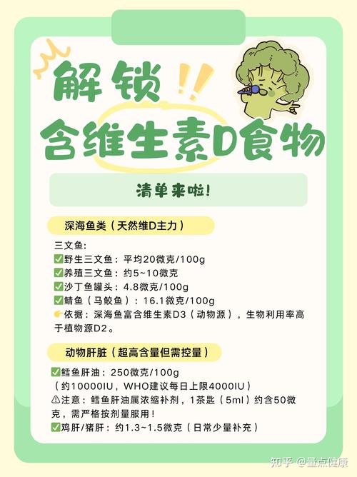 什么食物可以补维生素d