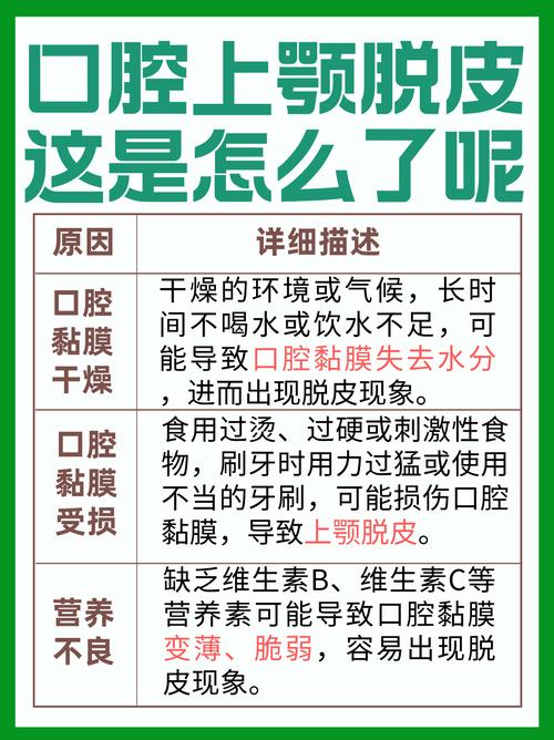 口腔掉皮是何原因?