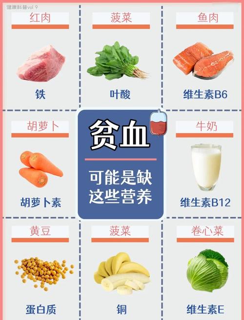 贫血多吃含什么食物能补?
