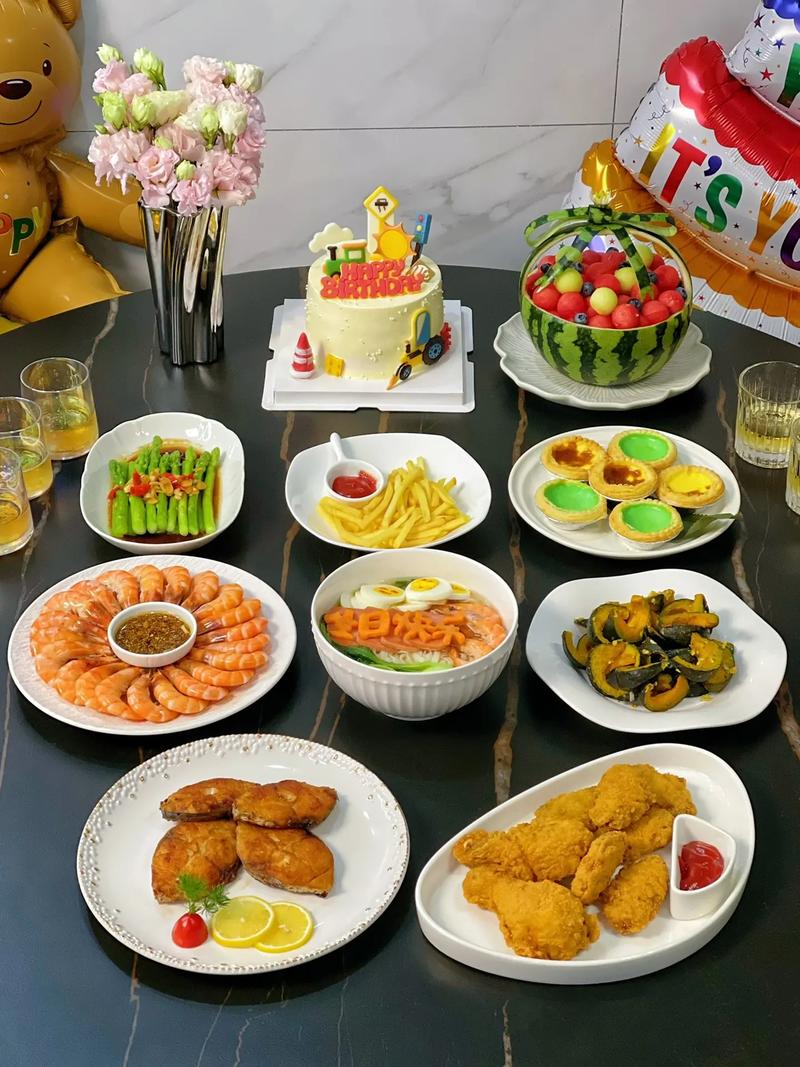 小朋友生日派对食物图,有哪些创意美食?