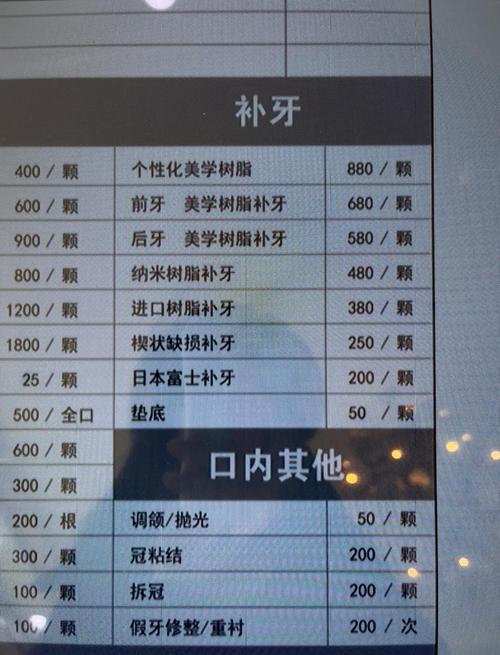 南京口腔医院补牙费用是多少?